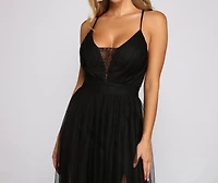 Maxine A-Line Tulle Dress