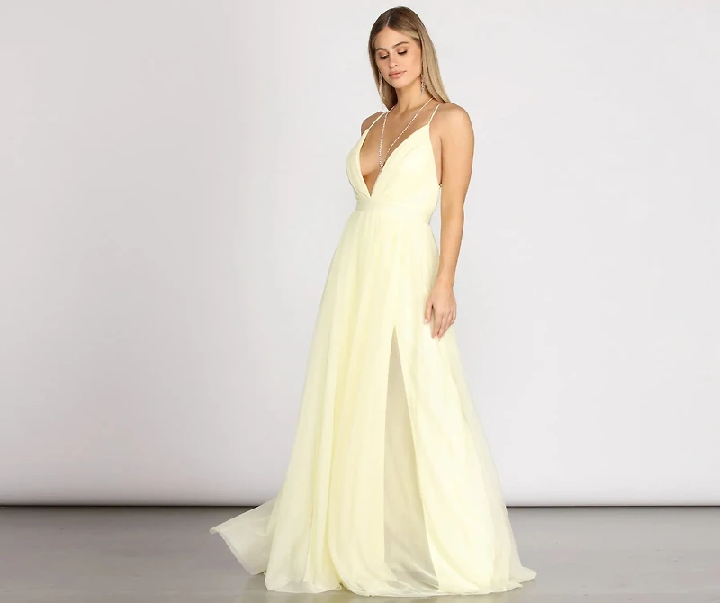 Jodi Tulle A-Line Dress