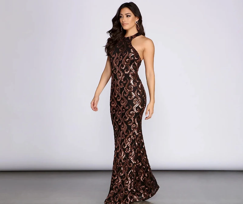 Lei Formal Sequin Mermaid Dress