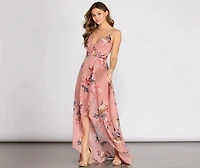 Destiny Floral High Low Dress