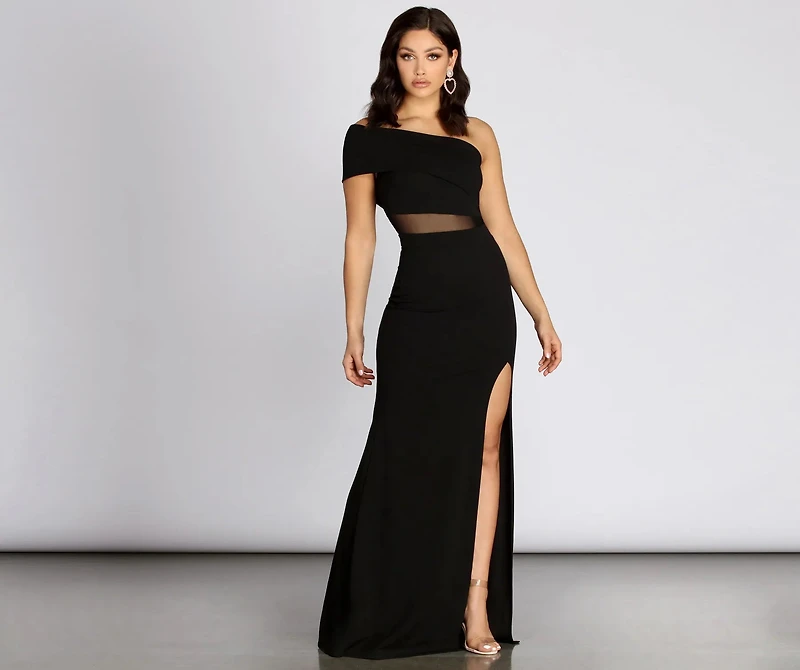 Velida One Shoulder Mermaid Dress