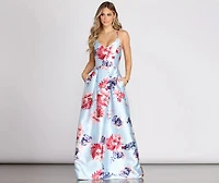Geneva Cross Back A-Line Dress