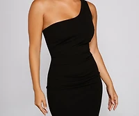 Maci Lace-Up Back Mermaid Dress