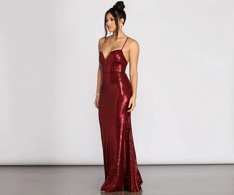 Viva Formal Sequin Mermaid Dress