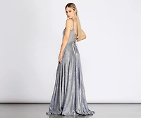 Ivy Formal Glitter A-Line Dress