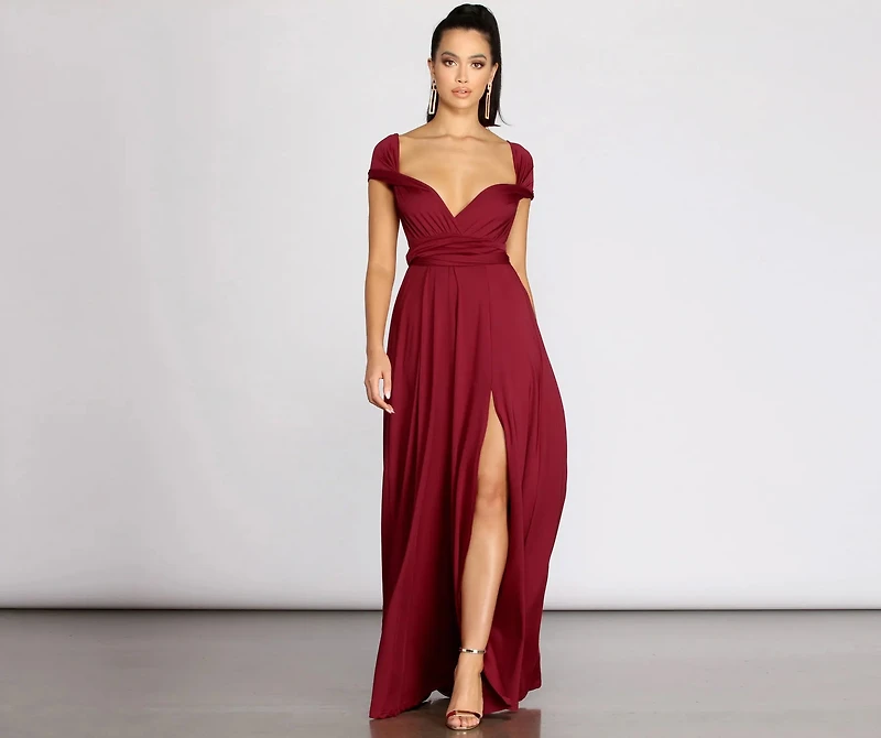 Harley Convertible Ties A-Line Dress