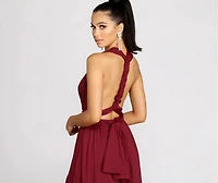 Harley Convertible Ties A-Line Dress