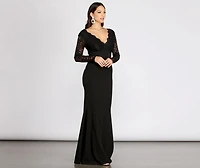 Salome Scallop Lace Mermaid Dress