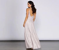 Emelie Glitter Shine A-Line Dress
