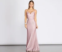 Tara Formal Knot Glitter Dress