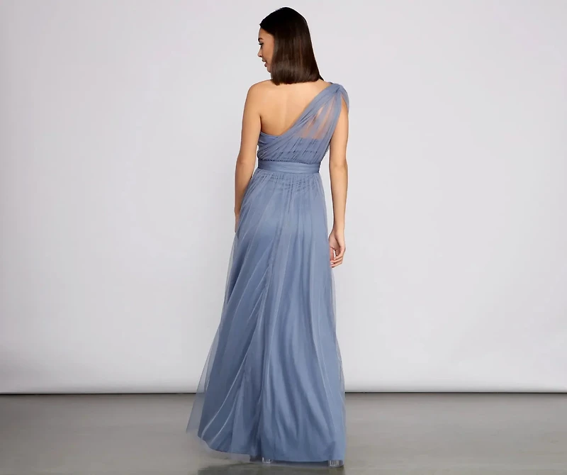 Rebecca Tulle A-Line Formal Dress