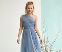 Rebecca Tulle A-Line Formal Dress
