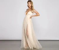 Chantal Formal Polka Dot A-Line Dress