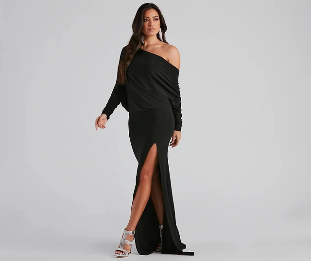 londyn formal high slit convertible dress Windsor LowStock:43562932142131