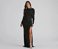 Londyn Formal High Slit Convertible Dress