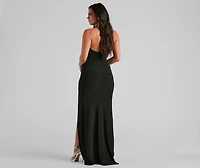 Londyn Formal High Slit Convertible Dress