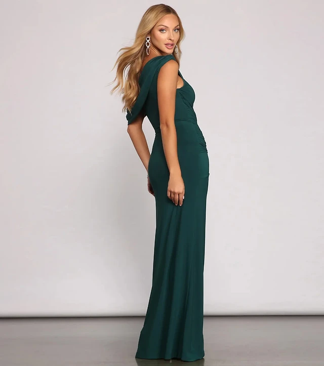 kaleigh off shoulder dress Windsor Kaleigh Off Shoulder Dress