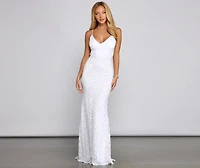 Zenaida Formal Sleeveless Lace Mermaid Dress
