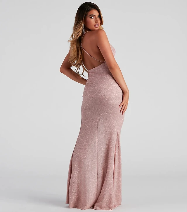 Windsor Celina Glitter Knit Mermaid Dress | Connecticut Post Mall