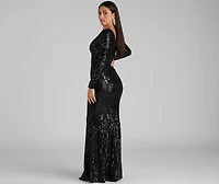 Ireland Formal Sequin Mermaid Dress