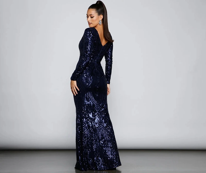Ireland Formal Sequin Mermaid Dress