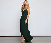 Ember Formal Wrap Mermaid Dress