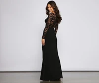 April Formal Lace Mermaid Dress