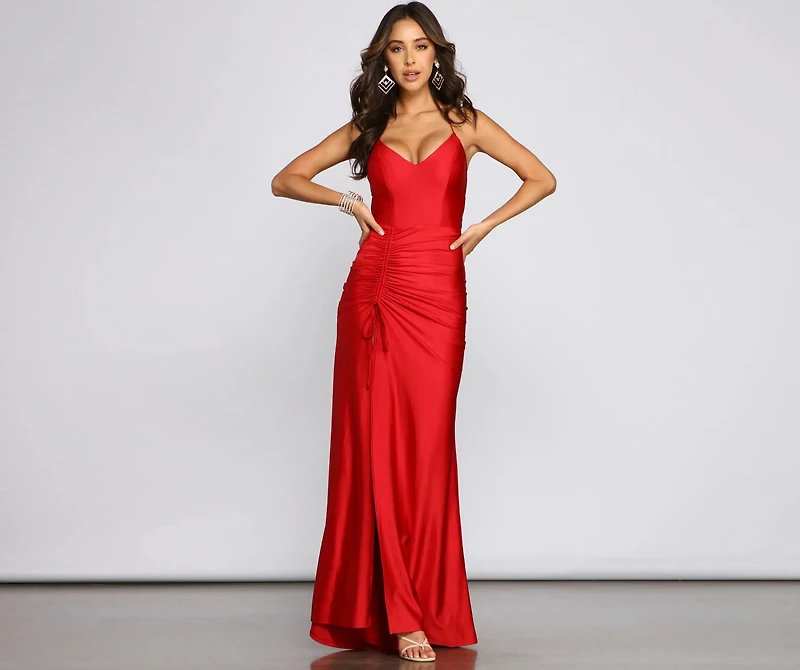 Whitney Formal High-Slit Mermaid Dress