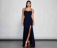 Jaelynn Formal Open Back A-Line Dress