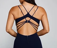 Jaelynn Formal Open Back A-Line Dress