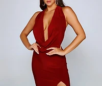 Londyn Formal High Slit Convertible Dress