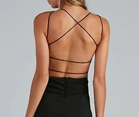 Presley Formal Halter A-Line Dress