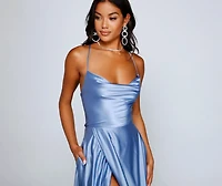 Marixa Formal Lace-Up A-Line Dress