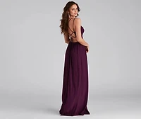 Fleur Formal Double High Slit Dress