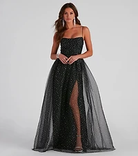 Larissa Formal Tulle Glitter Ballgown