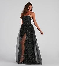 Larissa Formal Tulle Glitter Ballgown