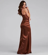 Brenda One-Shoulder Formal Dress
