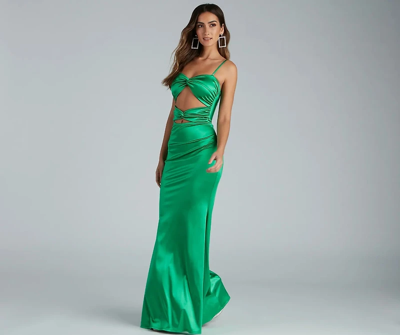 Melanie Sleeveless Cutout Mermaid Dress