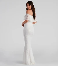 Kourtney Formal Lace Mermaid Dress