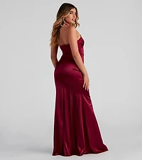 Saskia Formal High Slit Dress