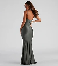 Eliza Sleeveless Formal Mermaid Dress