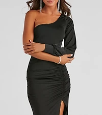 Gemma One-Shoulder Mermaid Dress