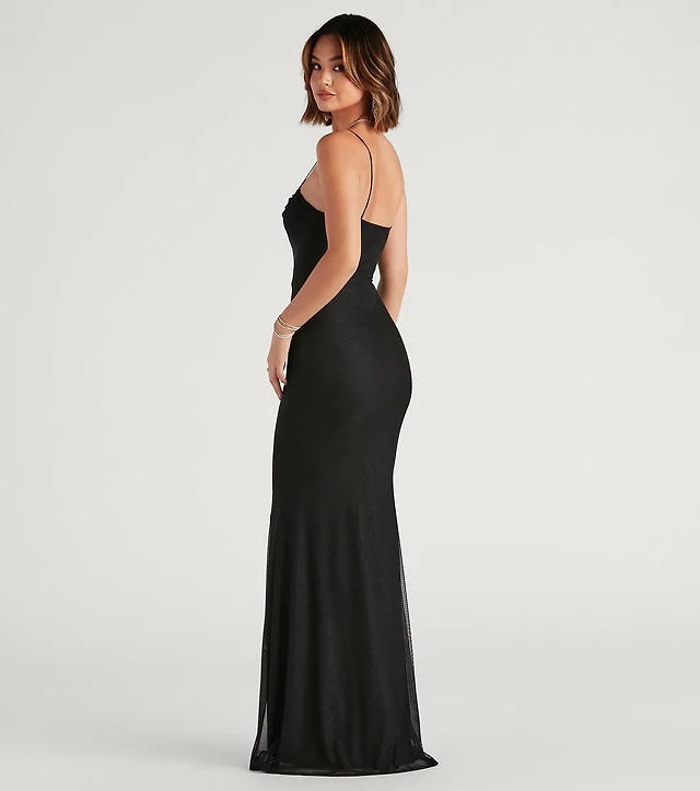 Windsor Addison Glitter Mesh Formal Dress at CoolSprings Galleria in Franklin, TN Windsor Addison Glitter Mesh Formal Dress at CoolSprings Galleria in Franklin, TN