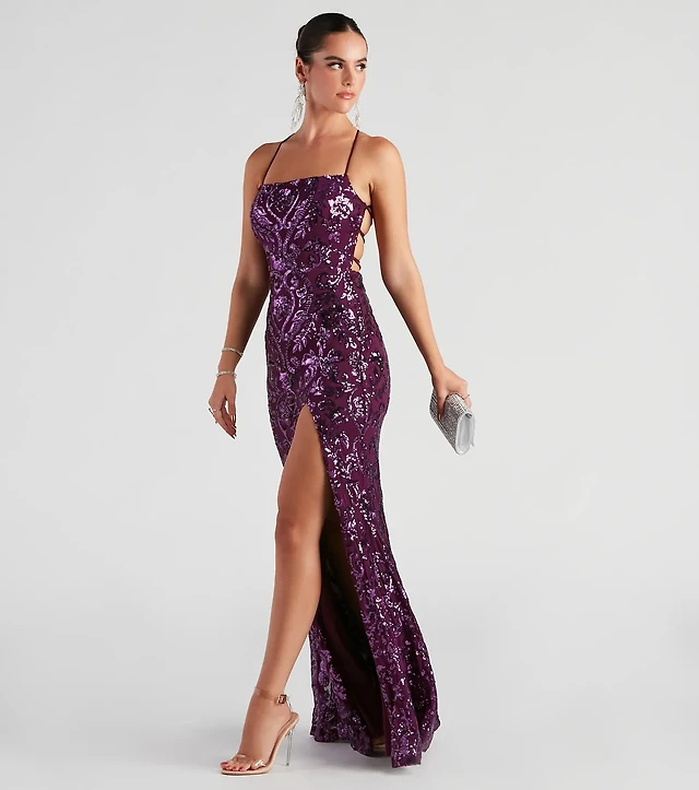 Kiyonna Plus Isabella Embroidered Mesh Formal Gown