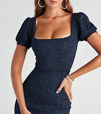 Sophie Glitter Knit Mermaid Dress