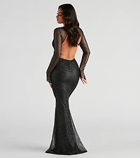 Matilda Formal Glitter Long Dress