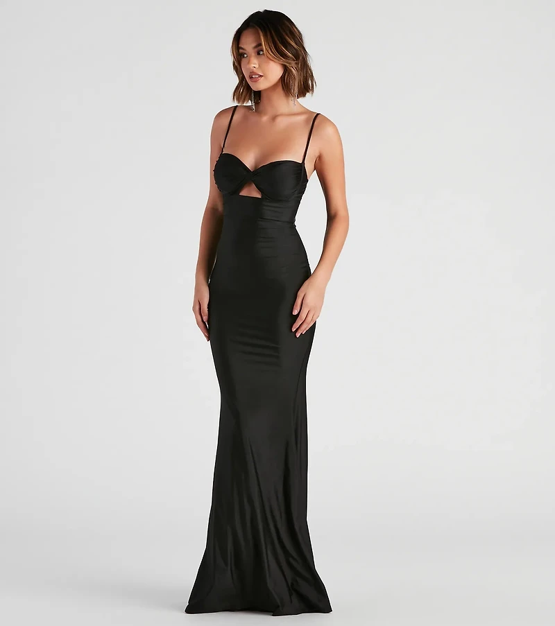 Eliza Sleeveless Formal Mermaid Dress