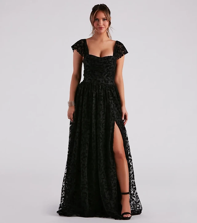 green emerald velvet dress Elegant V Neck Long Sleeve Velvet Mermaid Dress Dark Green / S