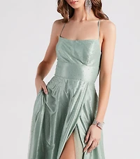 Alexis Formal Rhinestone A-Line Dress