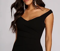 Tessa Off The Shoulder Ruched Dress